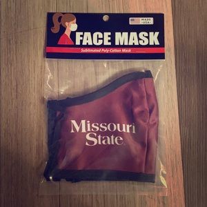✅ BRAND NEW SEALED Missouri State Bears Face Mask